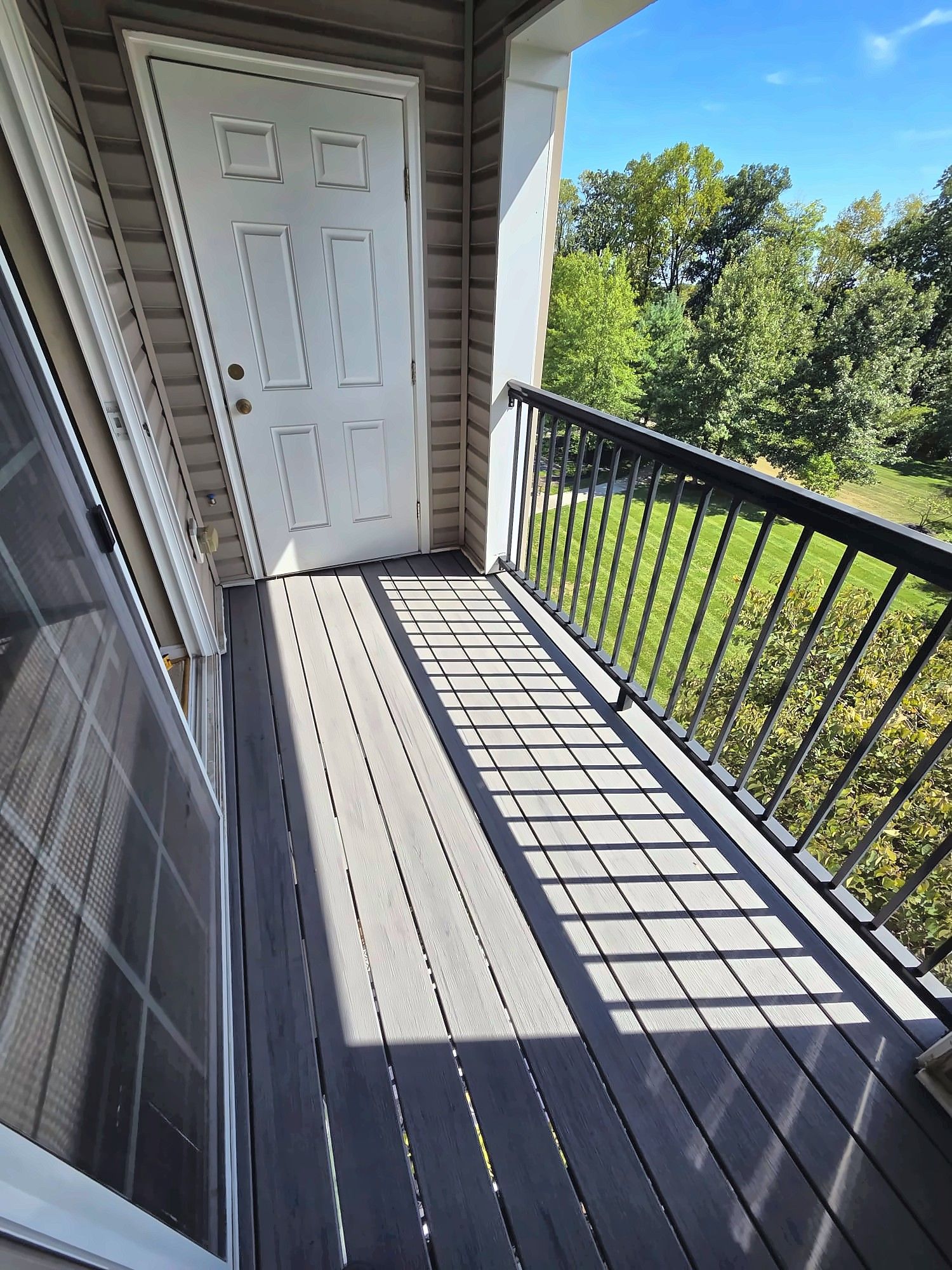 Re-decked balcony, alternate angle